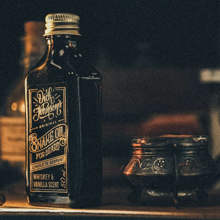Dick Johnson Excuse My French Beard Oil Snake Oil Unscented