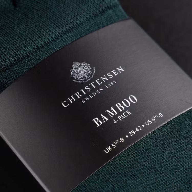 Amanda Christensen Bamboo Crew Sock Black