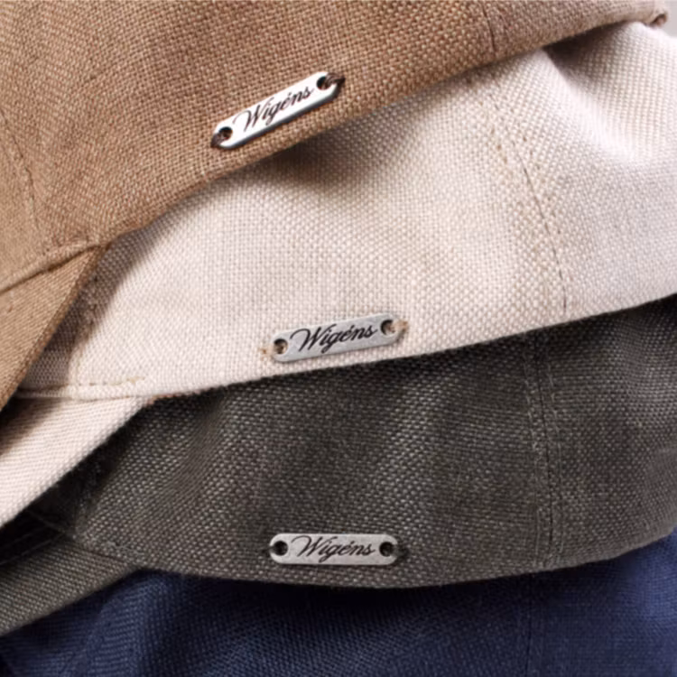 Wigens Baseball Contemporary Cap Hopsack Linen Light Brown