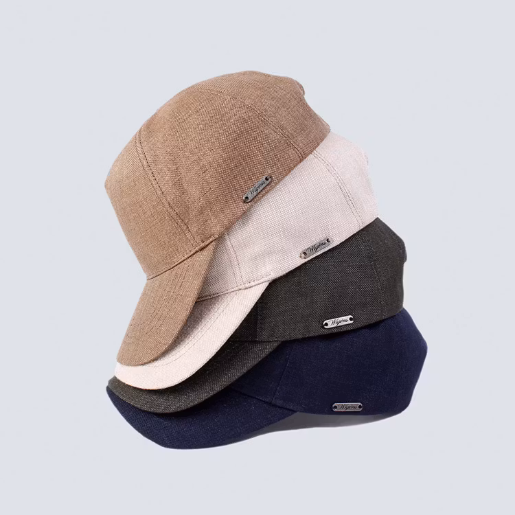 Wigens Baseball Contemporary Cap Hopsack Linen Sand