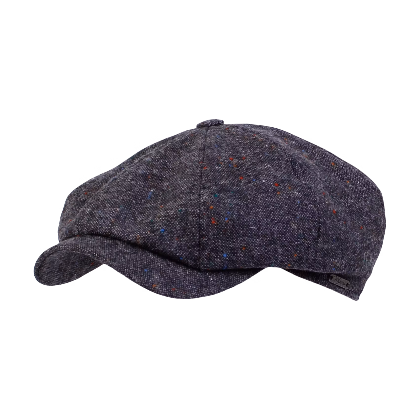 Wigens Newsboy Retro Cap Donegal Dark Grey