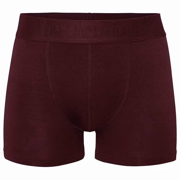 Resteröds Boxers Gunnar 3-pack Bamboo Burgundy