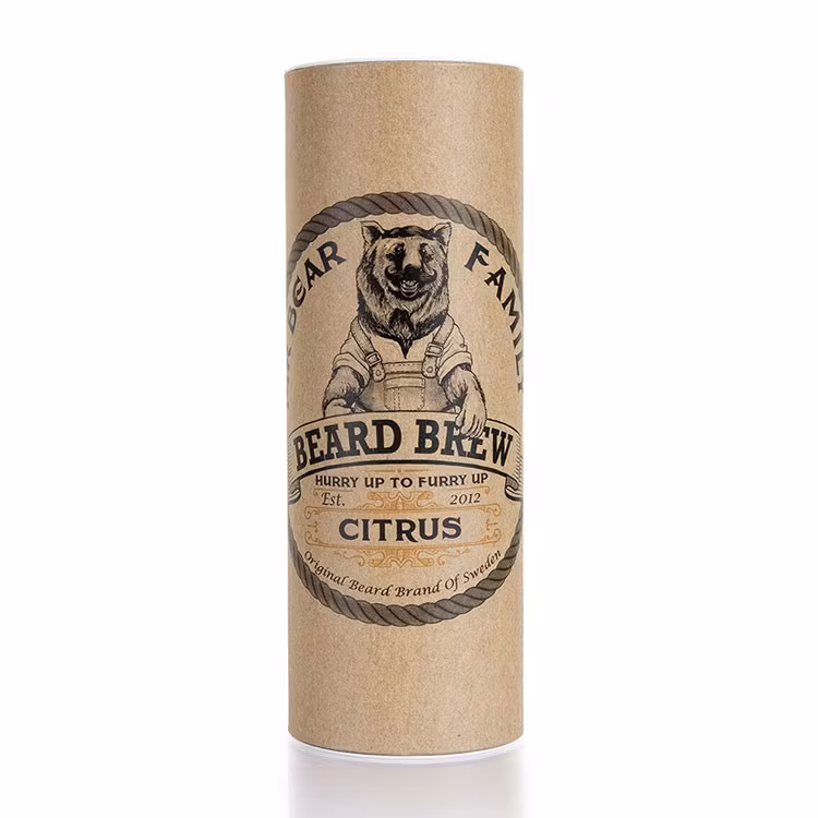 Mr Bear Family Skäggolja Citrus. Naturliga skäggolja som återfuktar och gör ditt skägg mjukt.