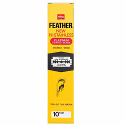 Feather Dubbelrakblad 200-pack
