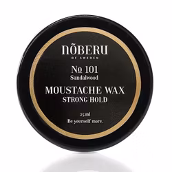 Nõberu of Sweden Moustache Wax Strong Hold Sandalwood