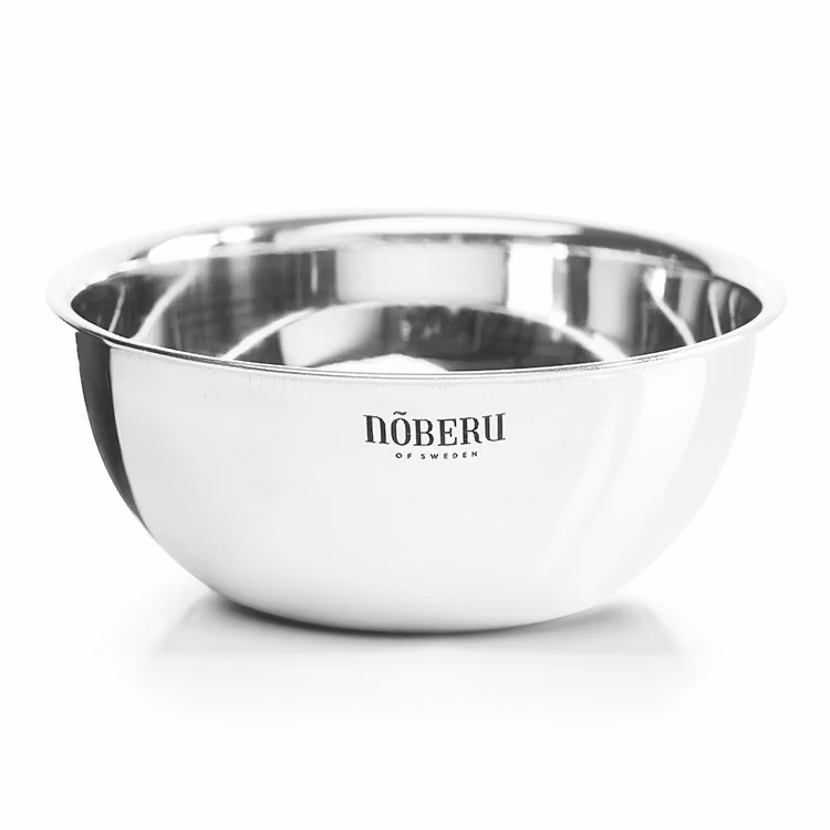Nõberu of Sweden Shaving Soap Bowl, skål i rostfritt stål för din raktvål.