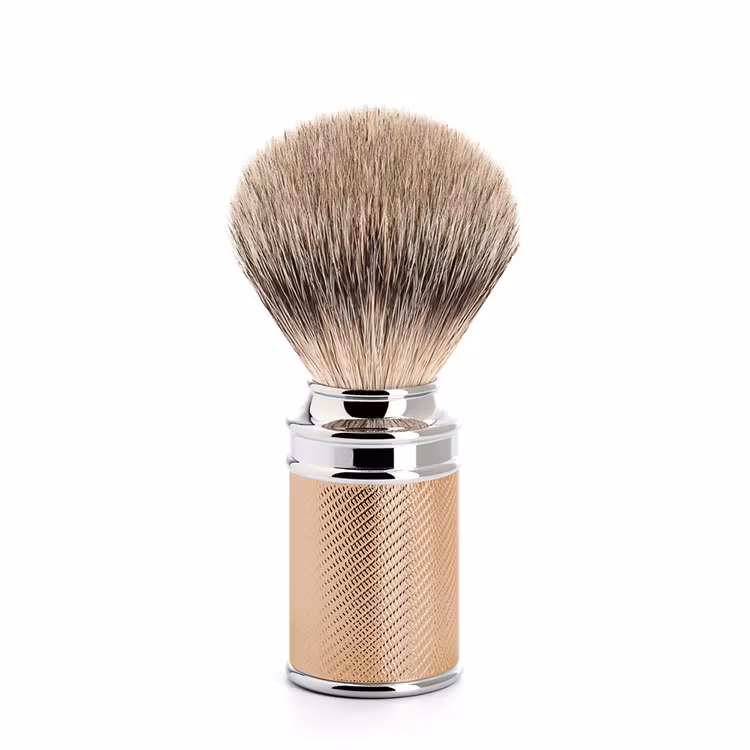 Mühle Traditional Rakborste Silvertip Roséguld