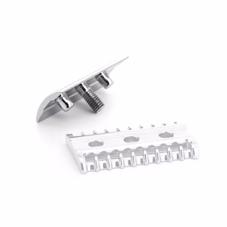 Mühle Top Cap Open Comb, toppkåpa till Mühle säkerhetshyvlar med öppen kam.