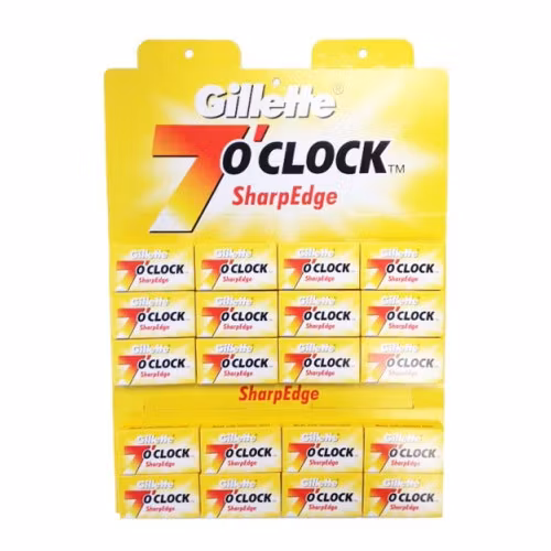 Gillette 7 O'Clock Sharp Edge Dubbelrakblad 100-pack
