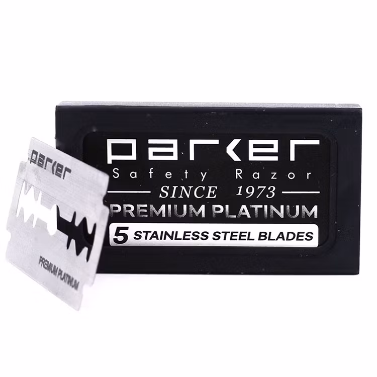Parker Premium Dubbelrakblad 5-pack
