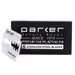 Parker Premium Dubbelrakblad 5-pack