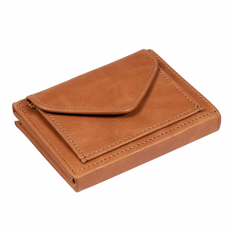 Exentri Multiwallet Sand, exklusiv och smart plånbok med myntfack och plats för kort, sedlar och kvitton.