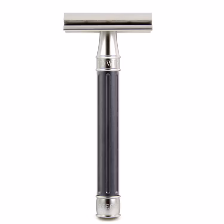 Edwin Jagger 3ONE6 Stainless Steel Gunmetal DE Razor