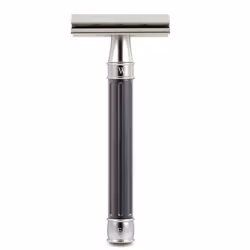 Edwin Jagger 3ONE6 Stainless Steel Gunmetal DE Razor