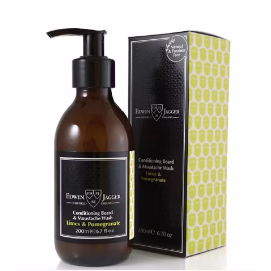 Edwin Jagger Beard & Moustache Wash Limes & Pomegranate