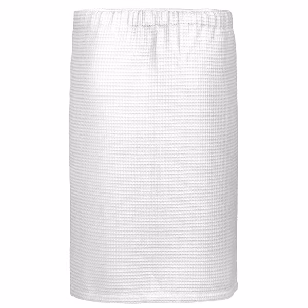 Vossen Will Bastukilt White, En bastukilt för män i skön våfflad bomull.