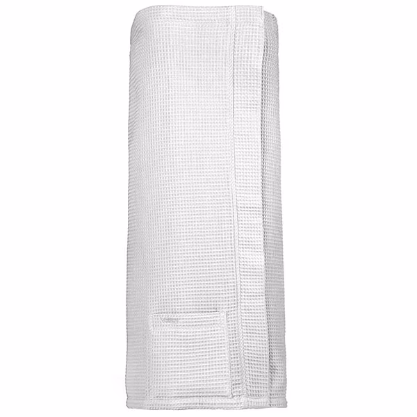 Vossen Well Bastukilt White, En bastukilt till henne i skön våfflad bomull.