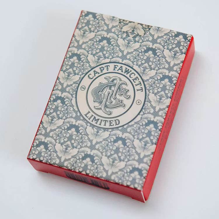 Captain Fawcett Playing Cards, Spelkort i kasinokvalitet med ett stolt urval av de finaste kända ansiktshåren.