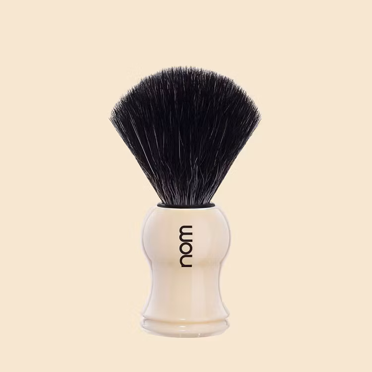 nom Rakborste Gustav Black Fibre Creme