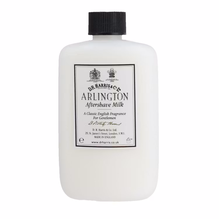 D.R. Harris Arlington Aftershave Milk, Alkoholfri raklotion som lugnar och återfuktar huden efter rakning.