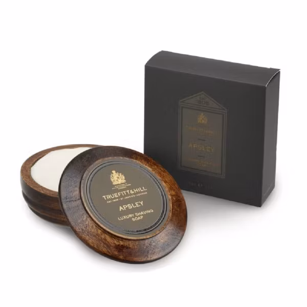 Truefitt & Hill Apsley Luxury Shaving Soap Wooden Bowl