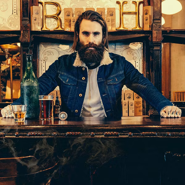 Captain Fawcett Ricki Hall Booze & Baccy Moustache Wax