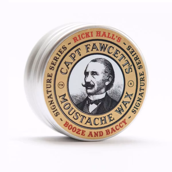 Captain Fawcett Ricki Hall Booze & Baccy Moustache Wax