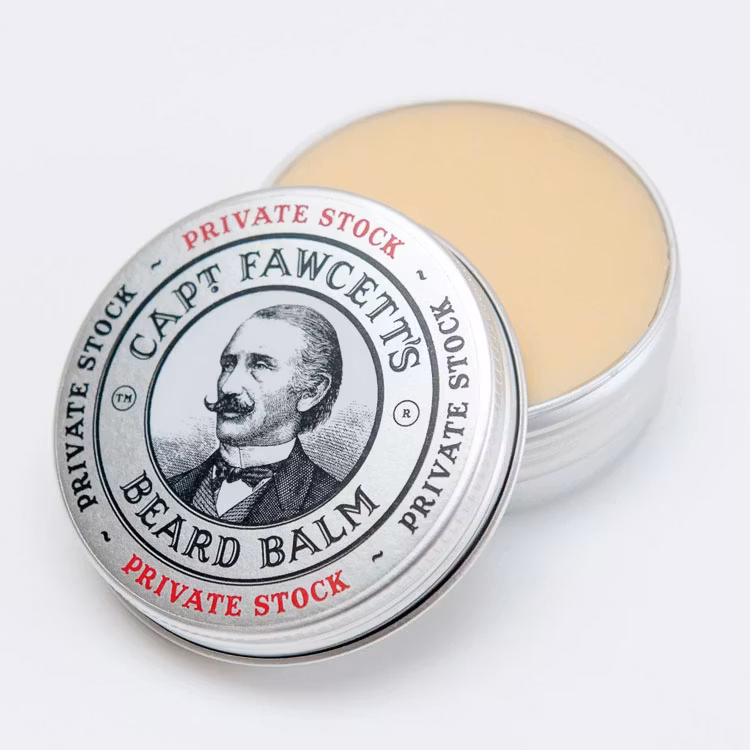 Captain Fawcett Private Stock Beard Balm, Vårdande skäggvax i kaptenens signaturdoft för styling av skägget.