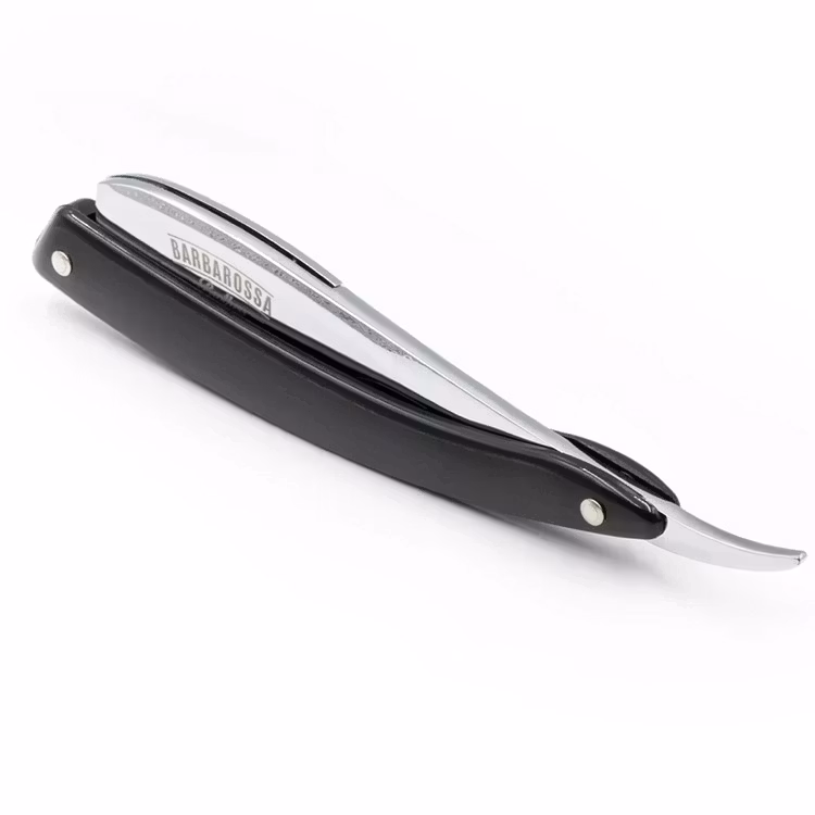 Barbarossa Brothers Japanese Kamisori Foldable Razor Jet Black