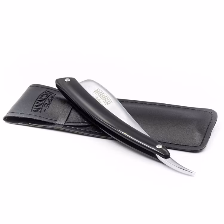 Barbarossa Brothers Japanese Kamisori Foldable Razor Jet Black