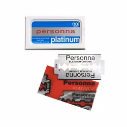 Personna Platinum Chrome Dubbelrakblad 10-pack