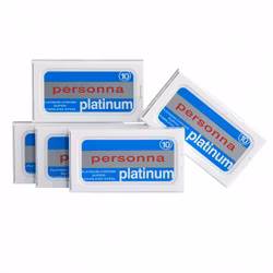 Personna Platinum Chrome Dubbelrakblad 50-pack