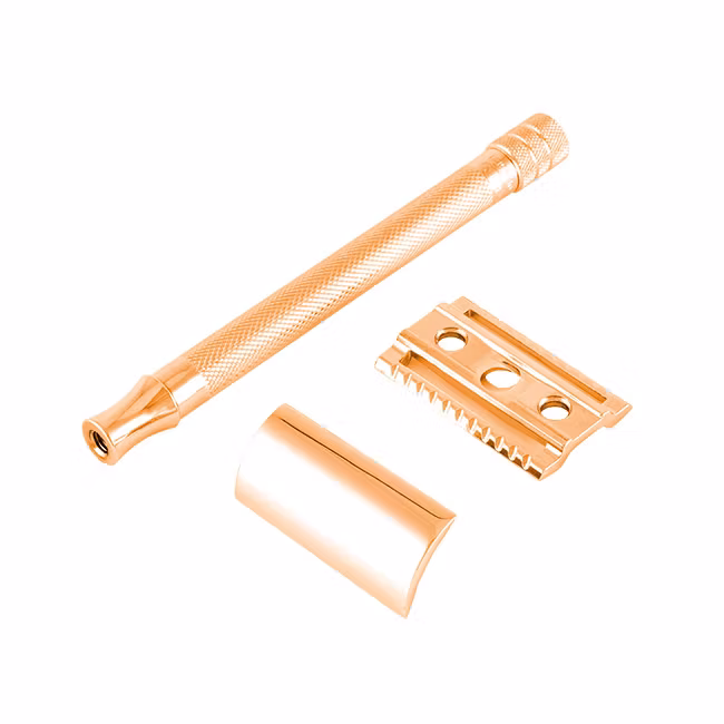 Merkur Säkerhetshyvel 24G Roseguld