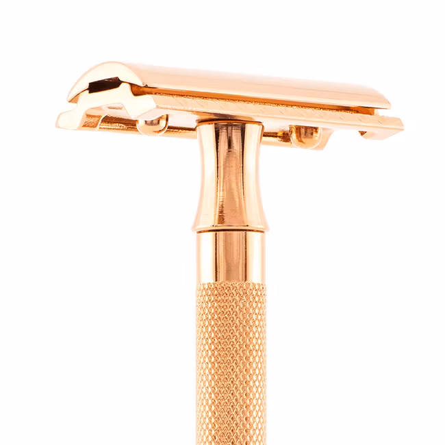 Merkur Säkerhetshyvel 24G Roseguld