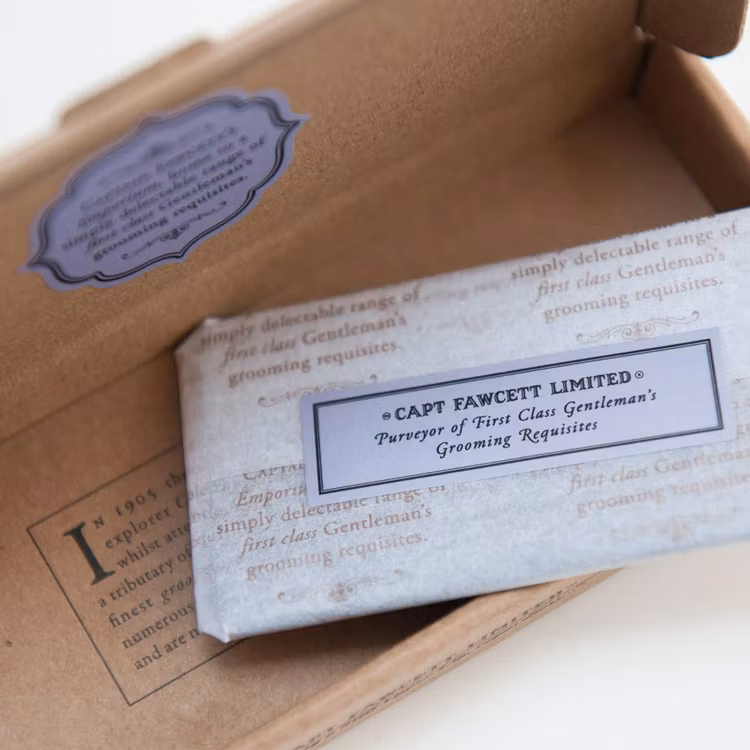 Captain Fawcett Leather Case for Folding Pocket Moustache Comb