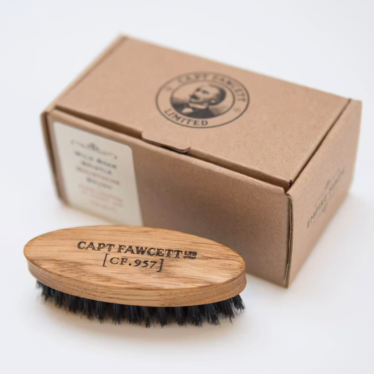 Captain Fawcett Wild Boar Bristle Moustache Brush