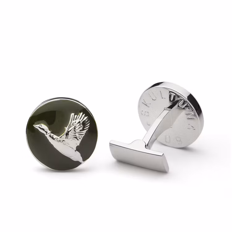 Skultuna The Hunter Silver & Green - The Flying Duck