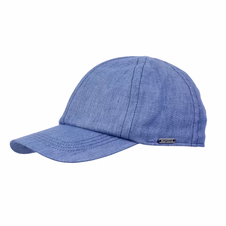 Wigens Baseball Cap Linen Blue