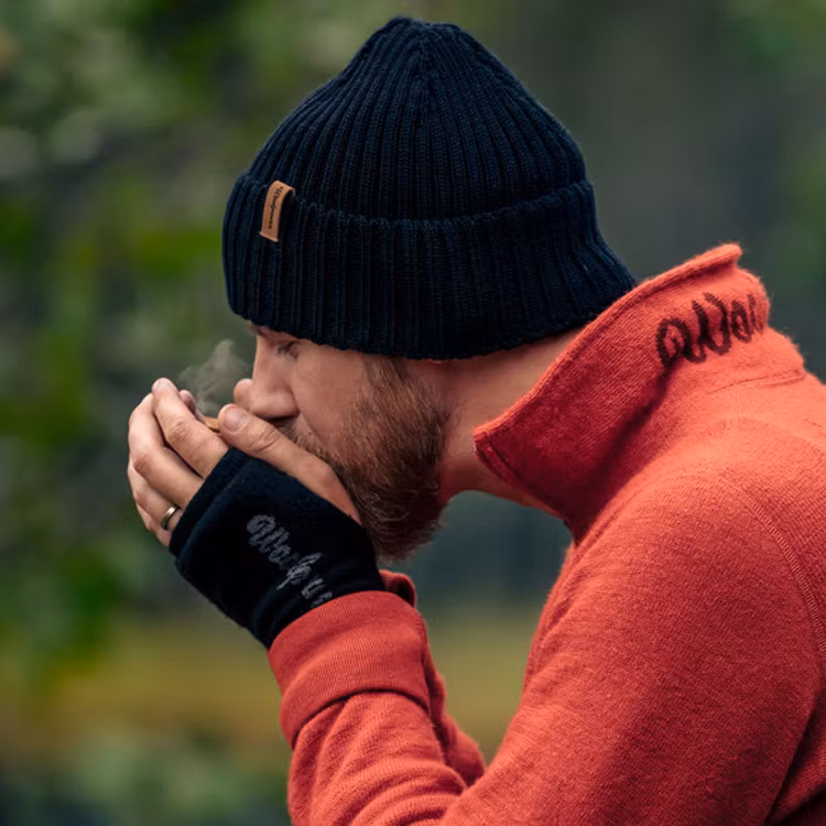 Woolpower Beanie Rib Black