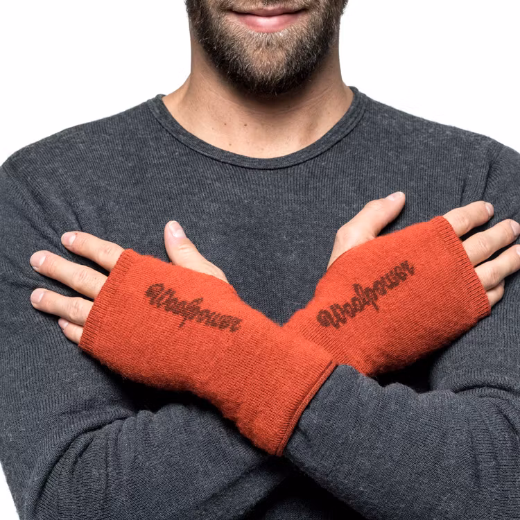 Woolpower Handledsvärmare Autumn Red