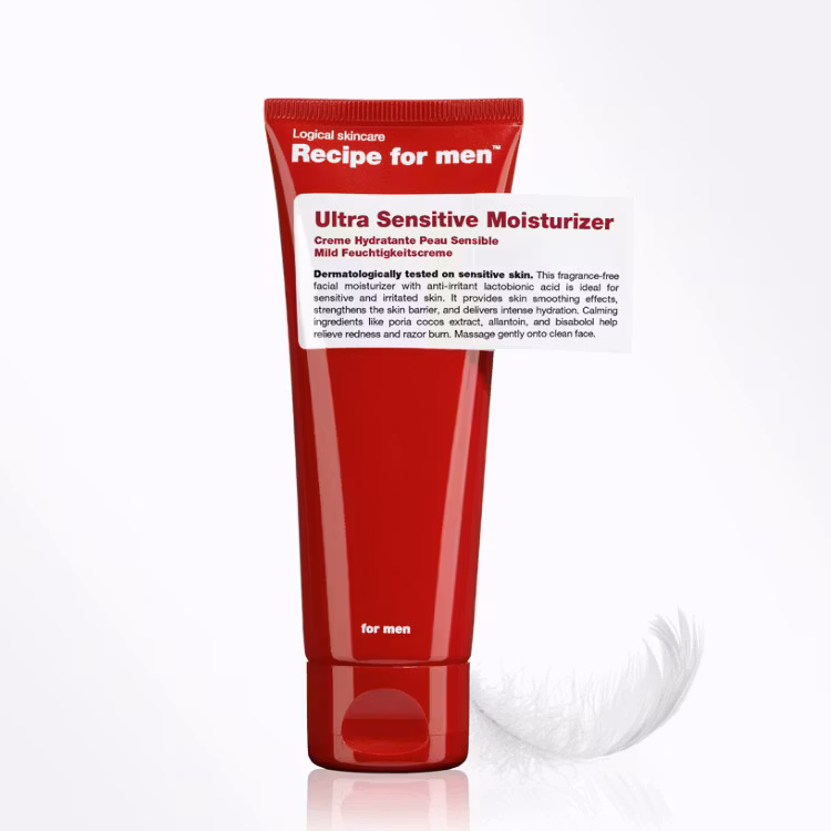 Recipe for men Ultra Sensitive Moisturizer