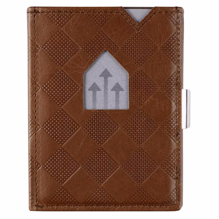 Exentri Wallet Hazelnut Chess