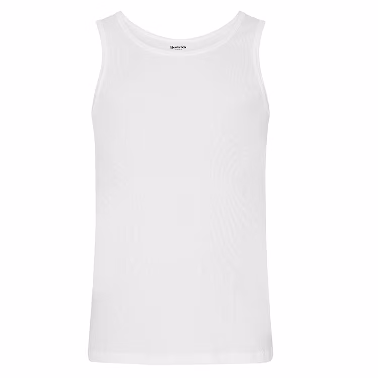 Resteröds Tank Top Organic Cotton 2-pack White