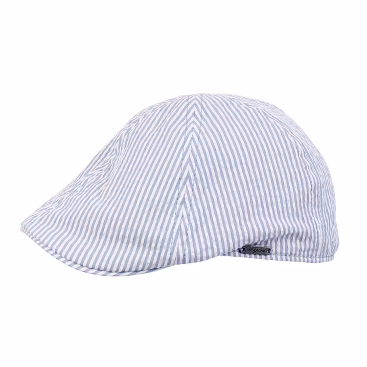 Wigens Pub Cap Seersucker Sky Blue