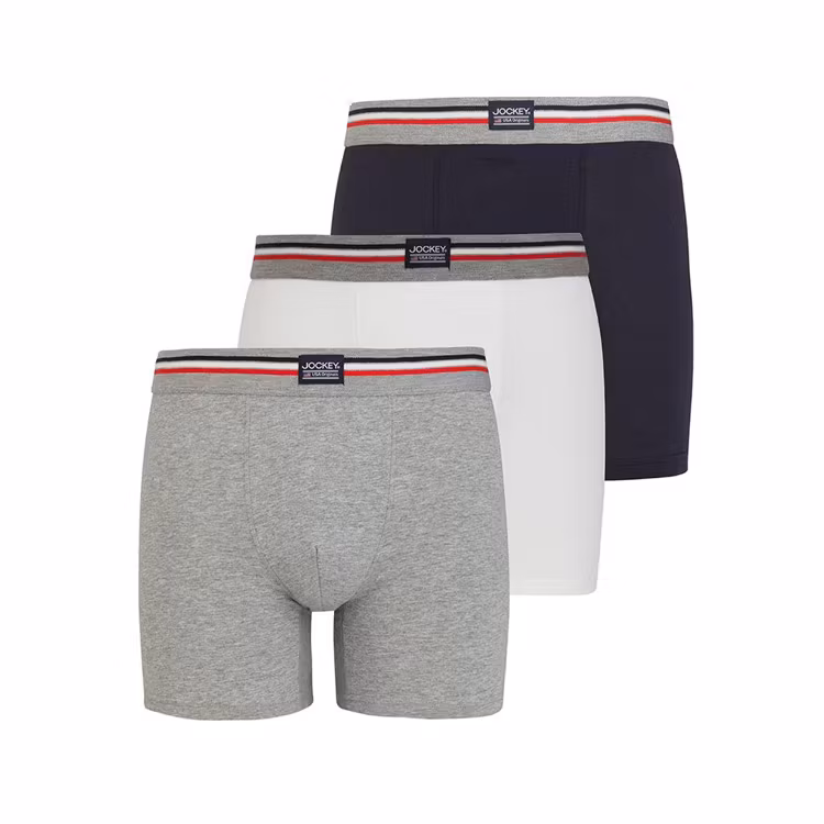 Jockey Boxer Trunk 3-pack Navy
