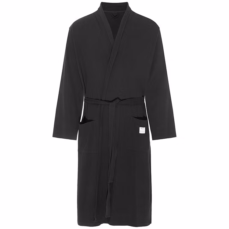 Resteröds Bathrobe Organic Cotton Black