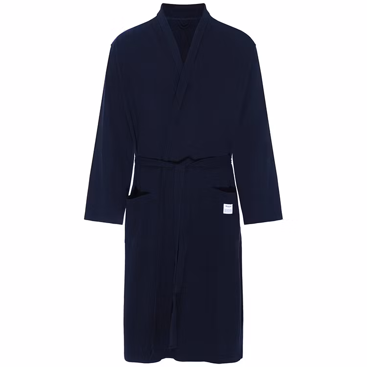 Resteröds Bathrobe Organic Cotton Navy