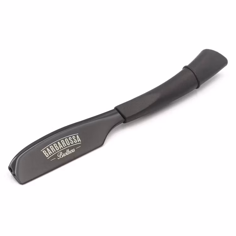 Barbarossa Brothers SHORT Japanese Kamisori Razor Matte Black