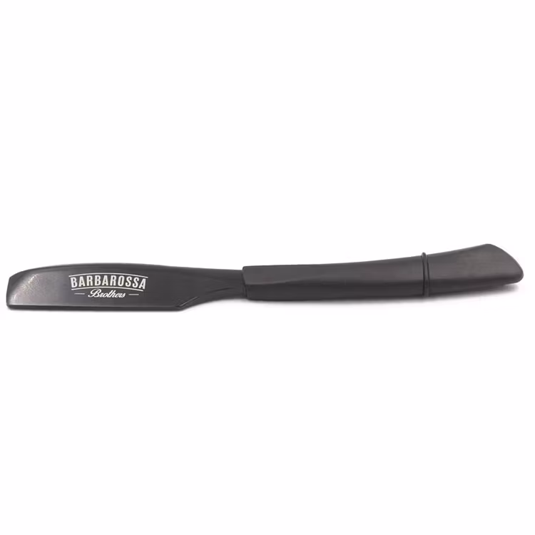 Barbarossa Brothers SHORT Japanese Kamisori Razor Matte Black