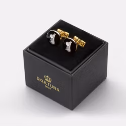 Skultuna Manschettknappar Mumintroll Svart